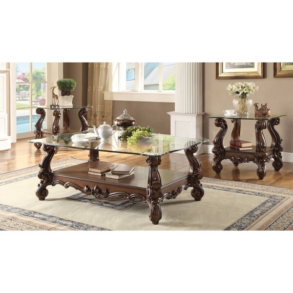 Cly Coffee Table Cherry Oak Clear Gl Free Shipping Cly Coffee Table Cherry Oak Clear Gl
