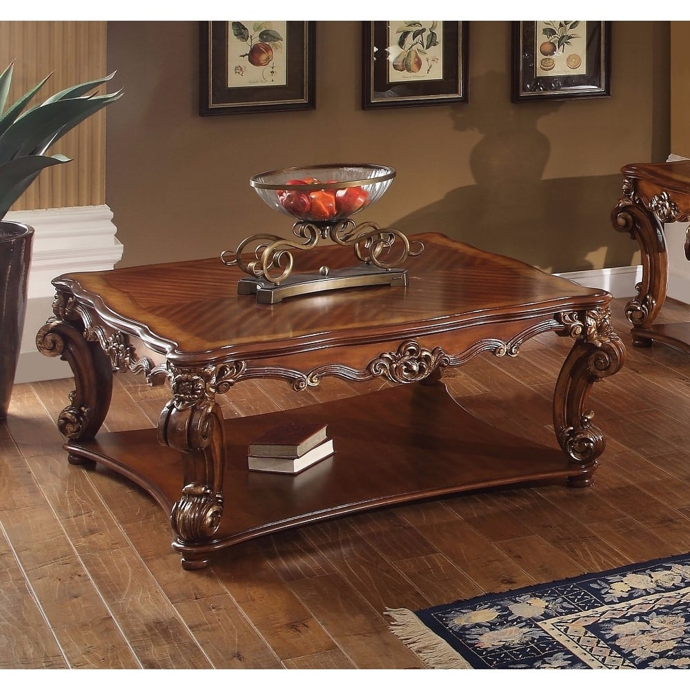 Striking Coffee Table (Square), Cherry