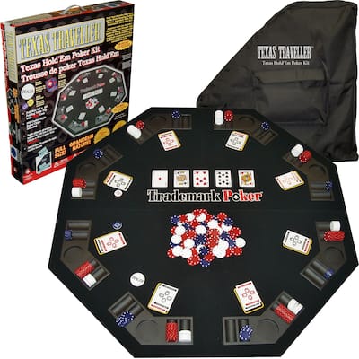 Texas Traveller - Table Top & 300 Chip Travel Set