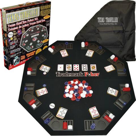 Texas Traveller - Table Top & 300 Chip Travel Set
