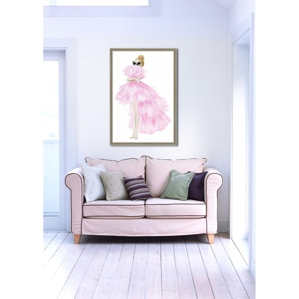 Oliver Gal 'Pink Tutu Dress' Framed Art - Bed Bath & Beyond - 18879505