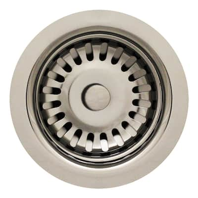 Whitehaus Collection 3 1/2" Basket Strainer for deep fireclay application