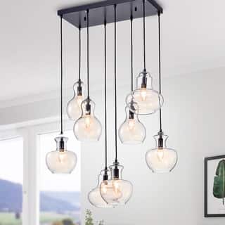 Farmhouse Warehouse Of Tiffany Pendant Lighting Online At Warehouse Of Tiffany Beveen Black Metal And Gl Gourde 8 Light Pendant