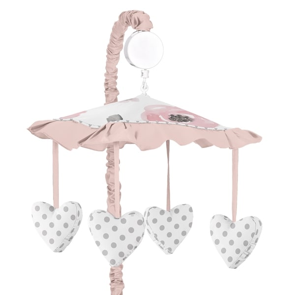Shop Sweet Jojo Designs Blush Pink Grey And White Watercolor