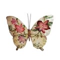 Butterfly Purple And Red Flowers (m714192)