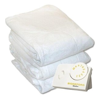 Biddeford 5900-908221-100 Delightful Nights Heated Mattress Pad Twin ...