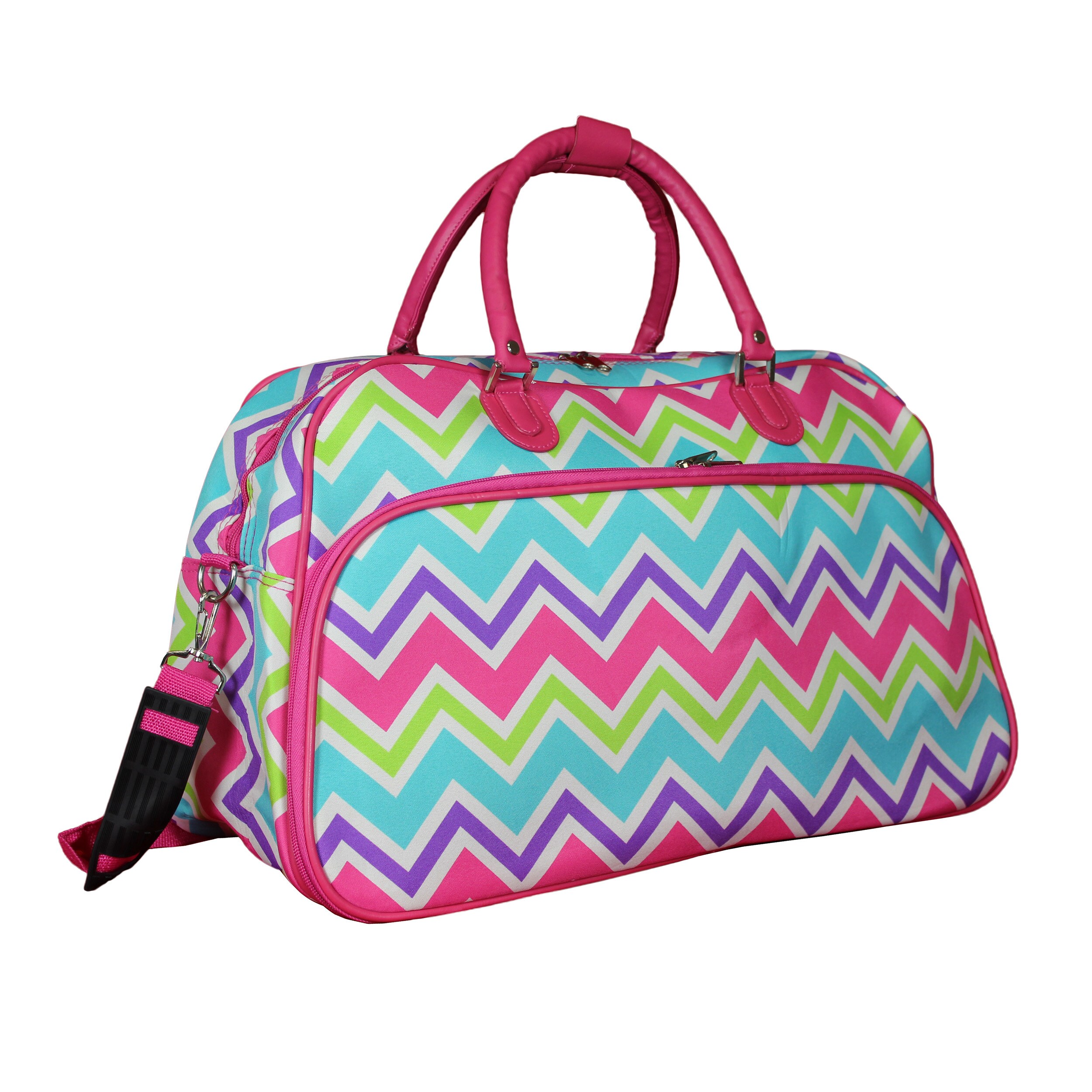 chevron duffle bag