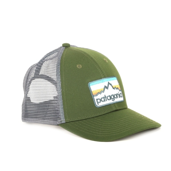 patagonia men's line logo badge lopro trucker hat