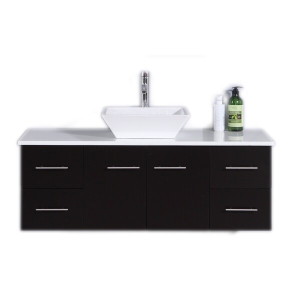 Totti Wave 48 Inch Espresso Bathroom Vanity Free Shipping Today Totti Wave 48 Inch Espresso Bathroom Vanity