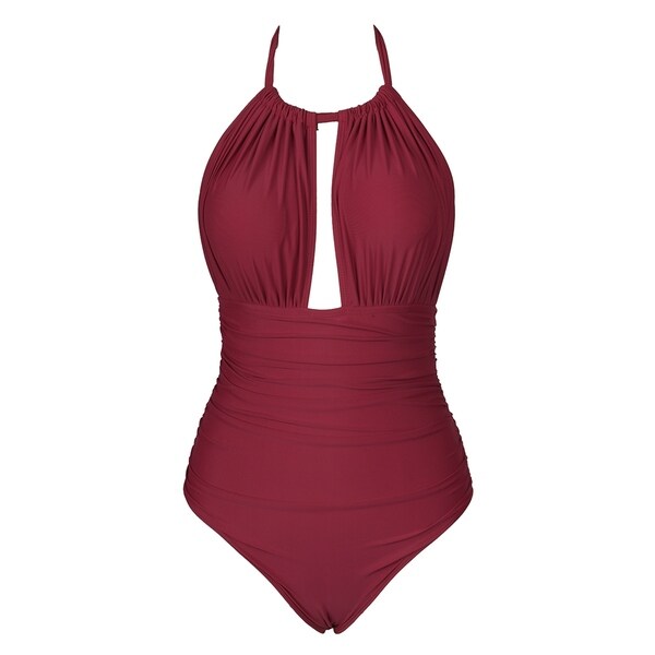 cupshe red one piece