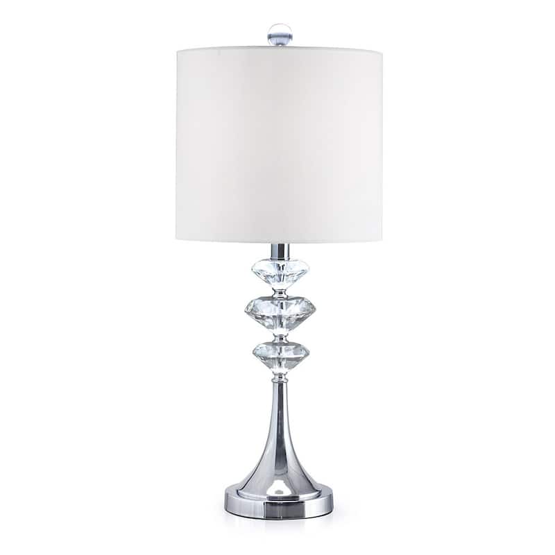 BRILLANTE Diamond Cut Crystals Table Lamp