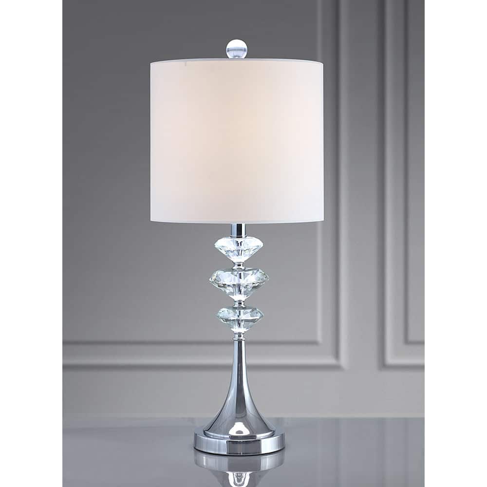 BRILLANTE Diamond Cut Crystals Table Lamp
