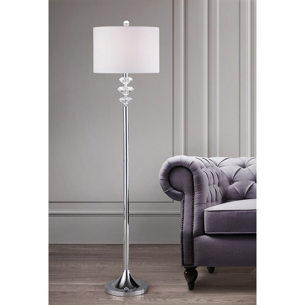 BRILLANTE Diamond Cut Crystals Floor Lamp