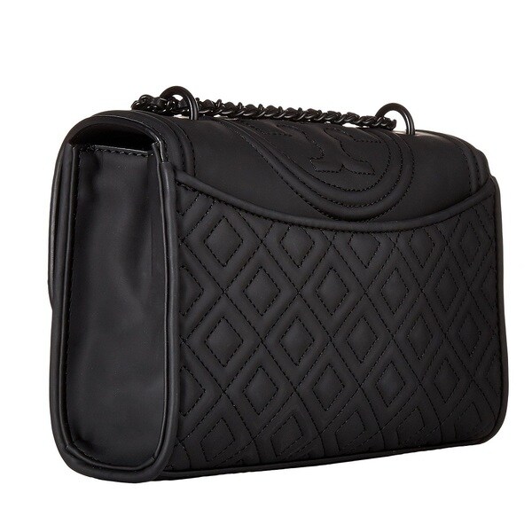 tory burch fleming convertible black matte