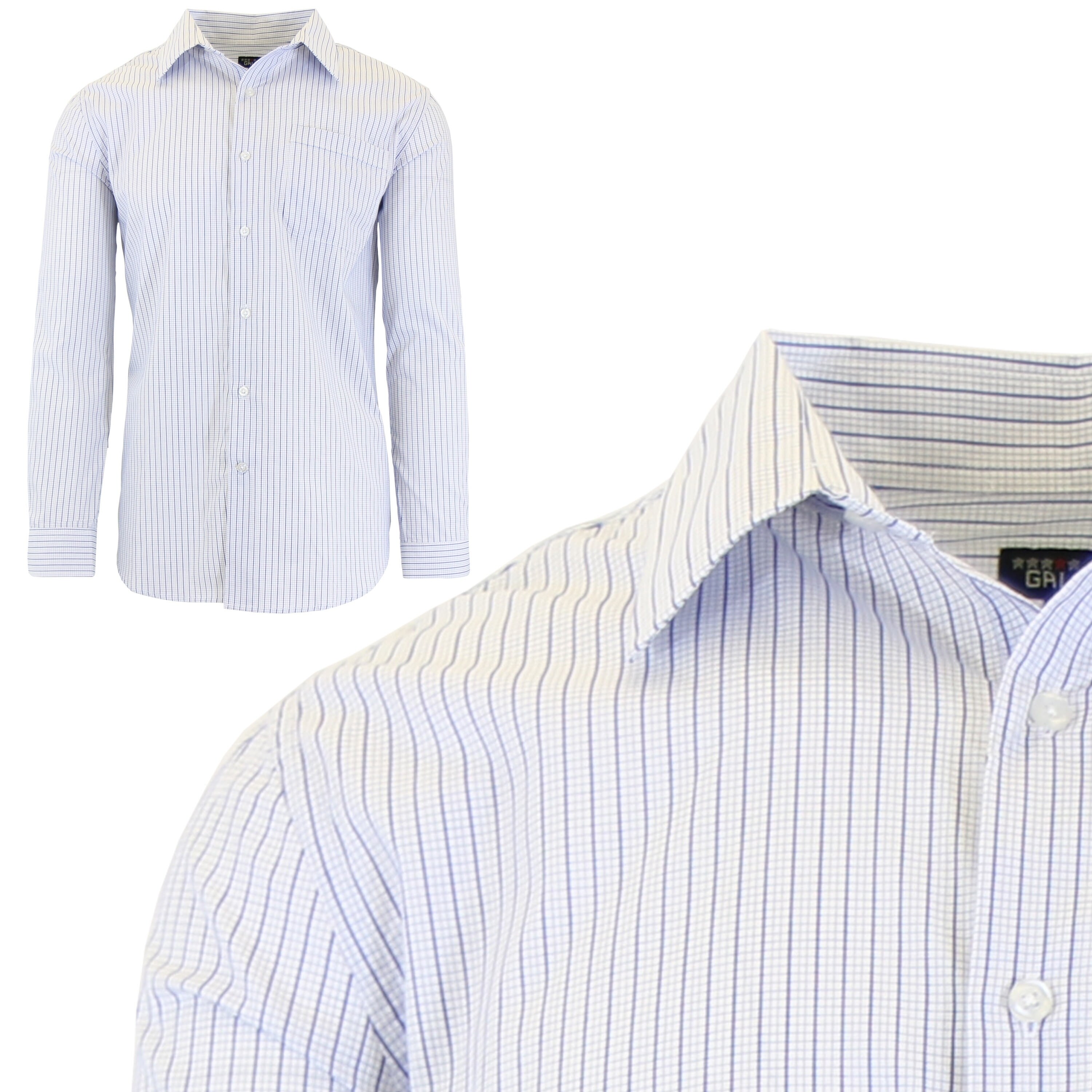 white long sleeve dress shirt