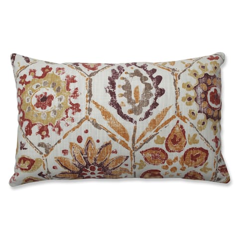 Pillow Perfect Indoor Antique Stone Spice Purple Throw Pillow
