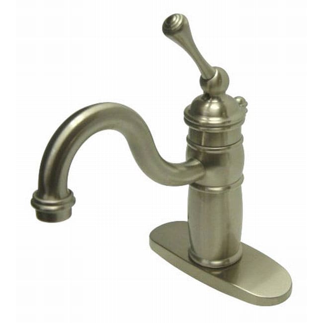 Satin Nickel Victorian Centerset Faucet