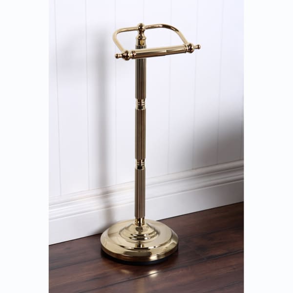 Shop Polished Brass Toilet Paper Holder - Overstock - 1893687