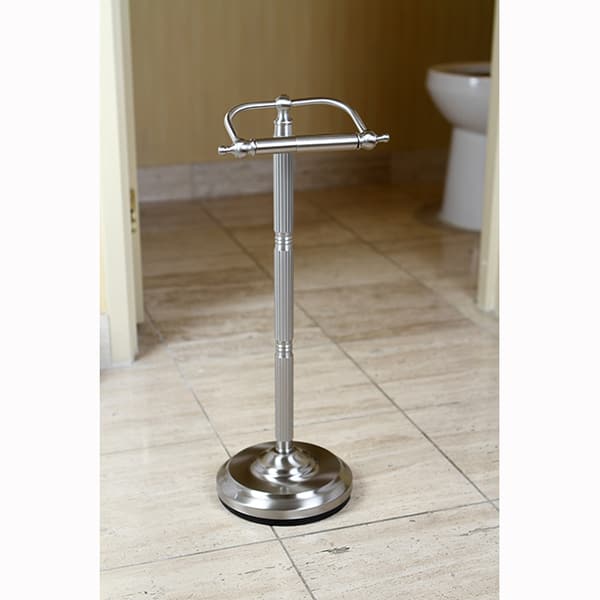 Georgian Freestanding Toilet Paper Holder - Grey