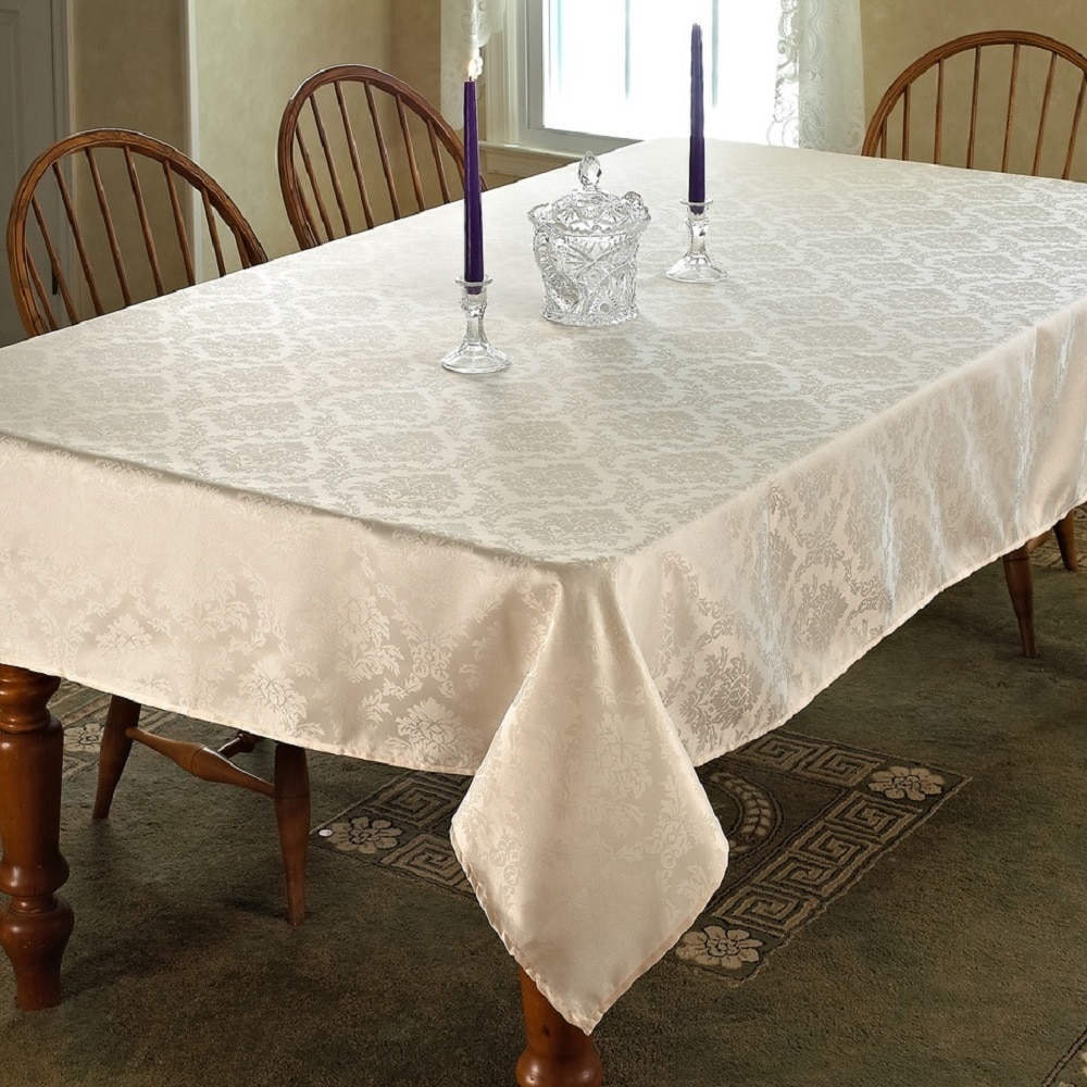 60 x 140 white tablecloth