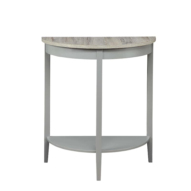 ACME Joey Console Table in Gray Oak and Gray