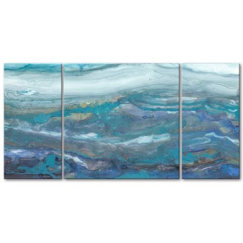 Tumultuous Sea 3 PC 30 x 60 Triptych Wall Art