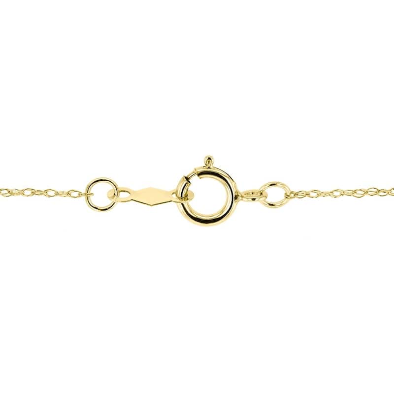 Annello by Kobelli 10k Gold 1/4ct TDW Diamond Journey Heart Pendant