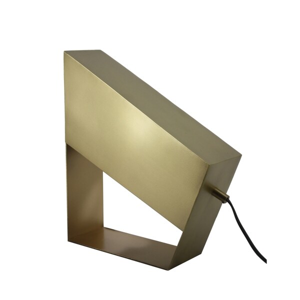 CDI Furniture Ayla Collection Iron Table Lamp, Antique Brass/Gold