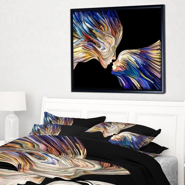 Shop Designart Metaphorical Mind Painting Sensual Framed