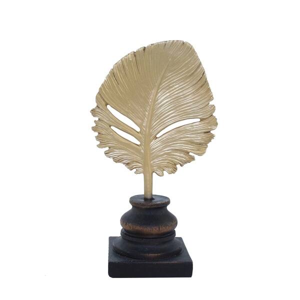 CDI Furniture Decorative Feather Stand Gold, 1/Box - Bed Bath & Beyond ...