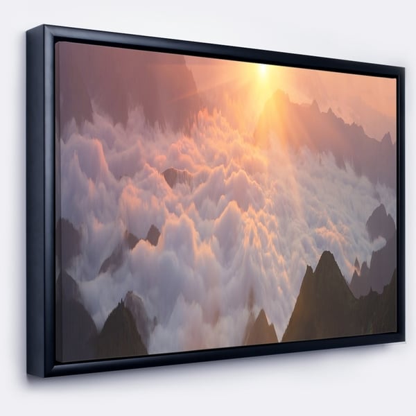 Designart 'Discontinued product' Contemporary Landscape Framed Canvas Art
