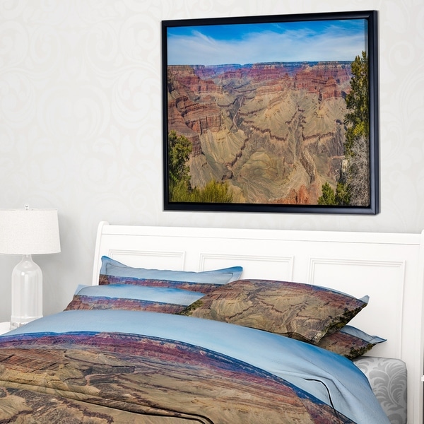 Designart 'Grand Canyon National Park' Landscape Artwork Framed Canvas