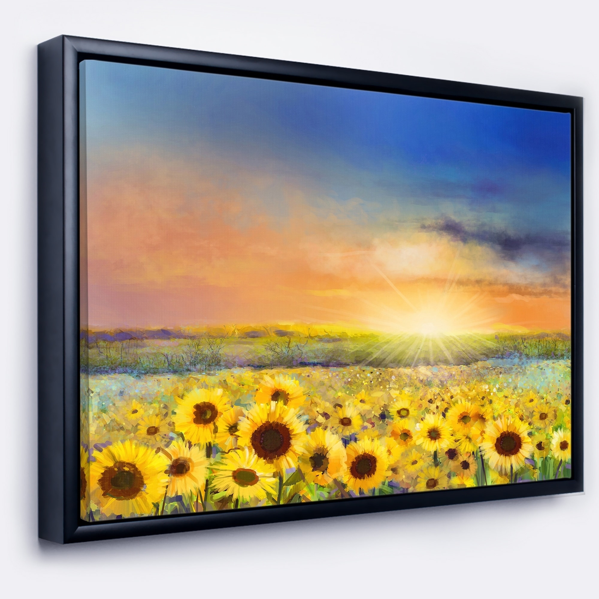 Field LANDSCAPES  Canvas Art Print Box Framed Picture Wall Hanging BBD