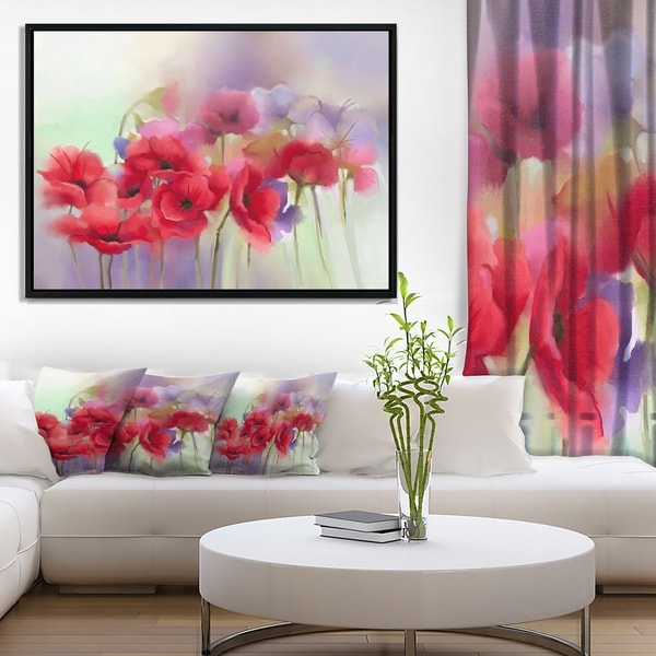 LARGE DARK RED ROSE FLORAL CANVAS PICTURE WALL ART A1