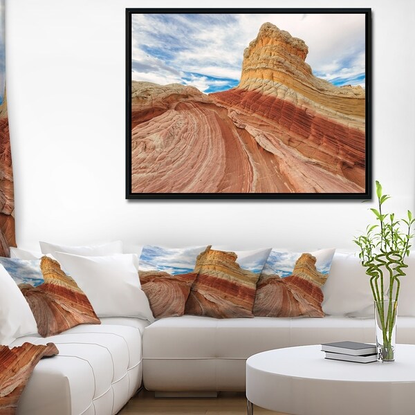 Designart 'Paria Plateau in Northern Arizona' Landscape Framed Canvas Art Print