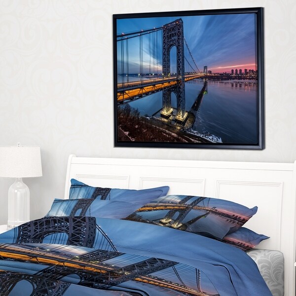 Designart 'Discontinued product' Large Cityscape Art Print on Framed Canvas