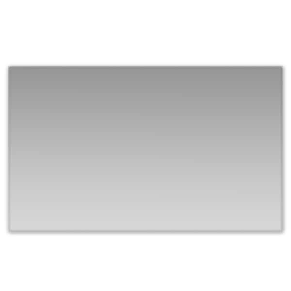 Eviva Sleek 48" Frameless Bathroom Mirror - Clear