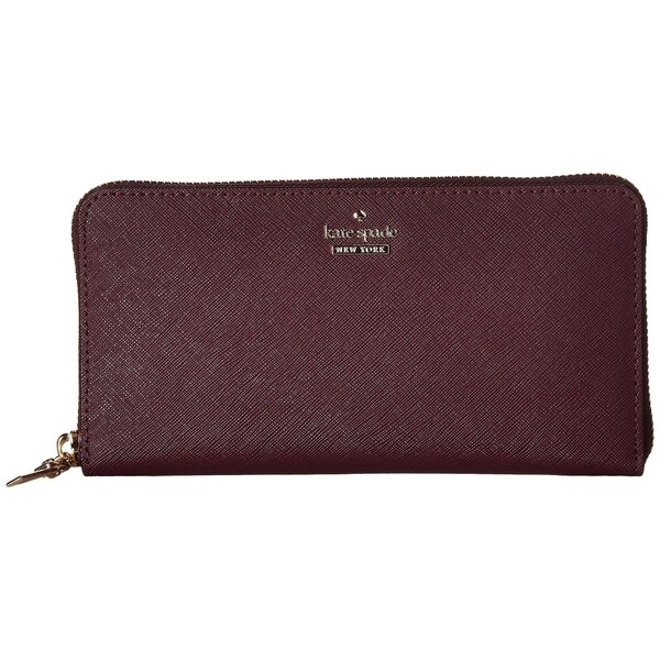 deep plum kate spade wallet