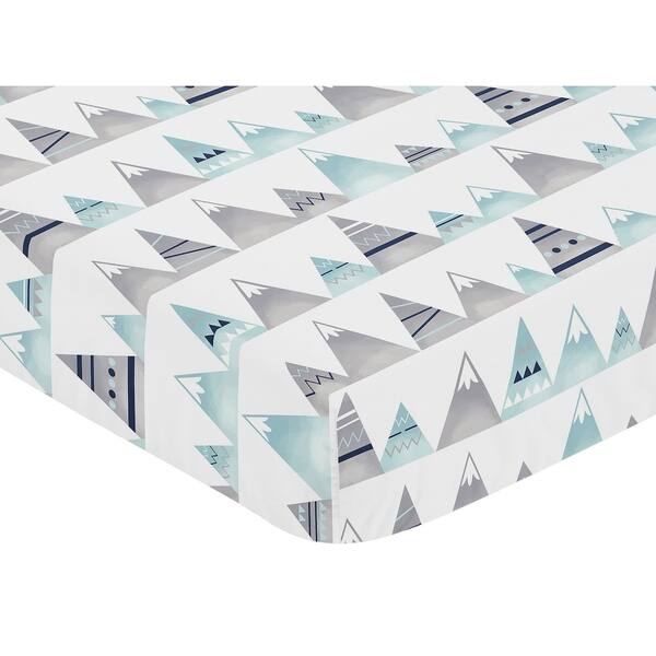 Shop Sweet Jojo Designs Navy Blue Aqua And Grey Aztec Mountains