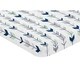 preview thumbnail 2 of 1, Sweet Jojo Designs Navy Blue, Grey and Mint Mod Arrow Collection Fitted Mini Portable Crib Sheet