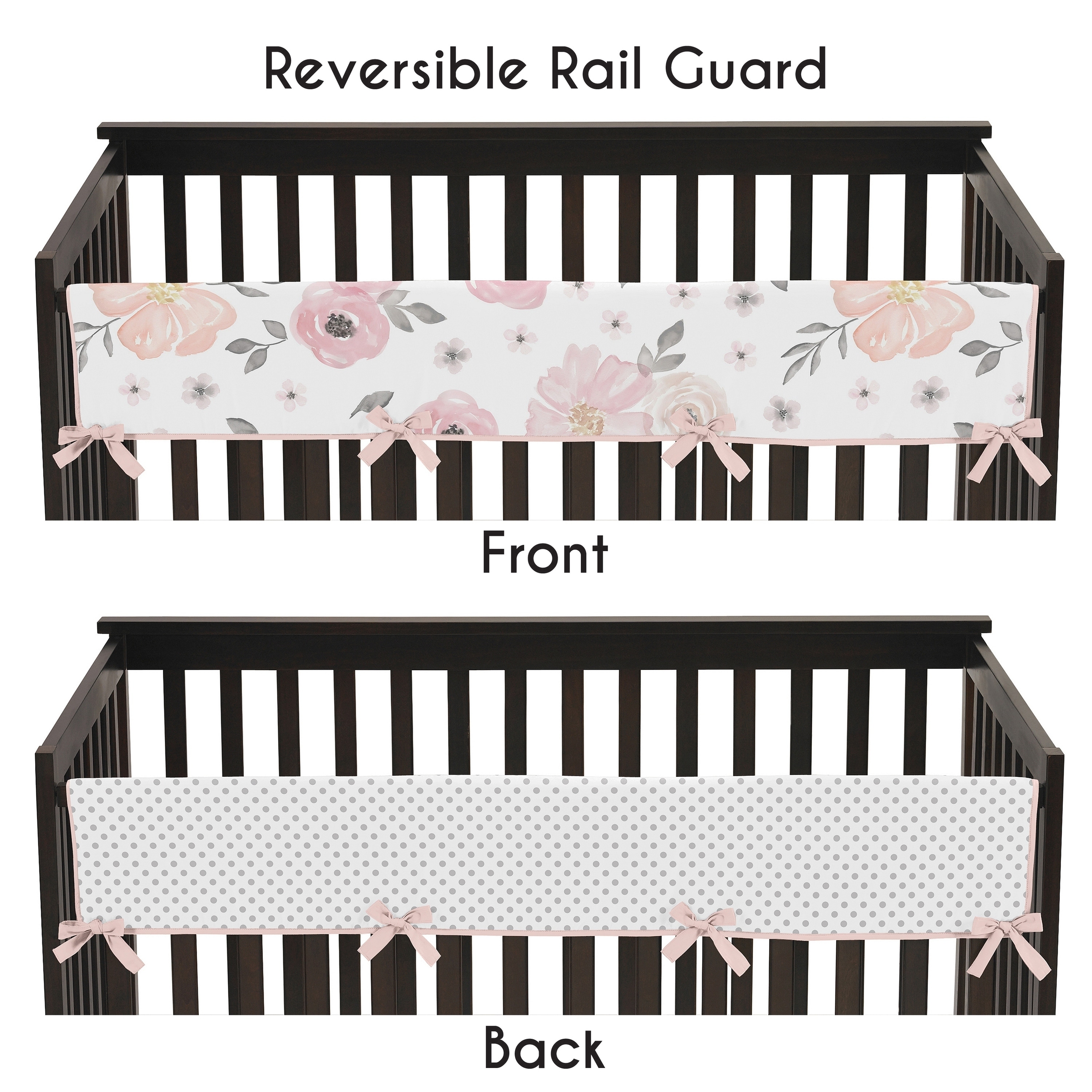Long Crib Rail Guard Cover 