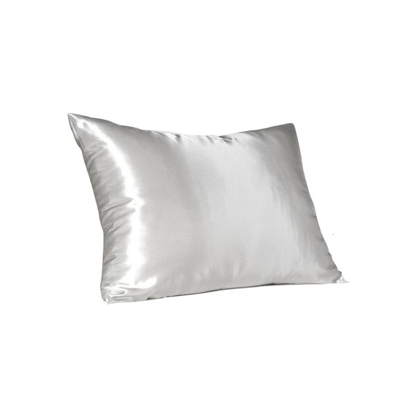 white satin pillow