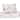Sweet Jojo Designs Blush Pink, Grey and White Watercolor Floral Collection 4-piece Queen Bed Sheet Set