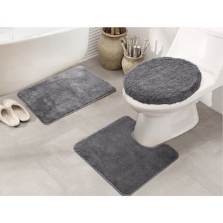 Silver Bath Rugs Mats Find Great Towels Deals Rt Designers Collection Royalty 3 Piece Bath Rug Set