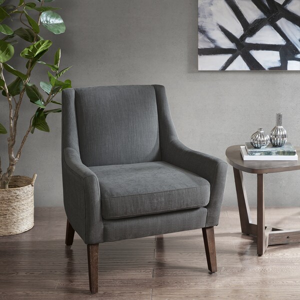 Shop Ink and Ivy Scott Grey Lounge Chair - On Sale - Free Shipping ...