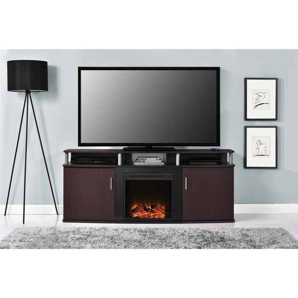 Shop Avenue Greene Ford Electric Fireplace 70 Inch TV Console Free