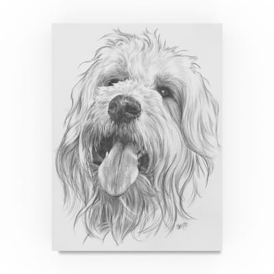 Barbara Keith 'Goldendoodle' Canvas Art