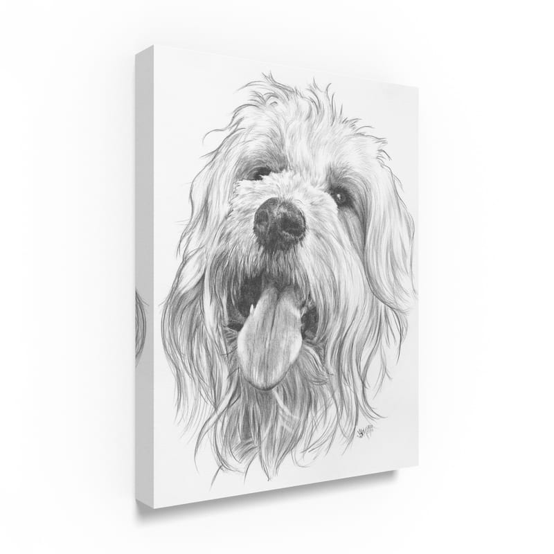Barbara Keith 'Goldendoodle' Canvas Art