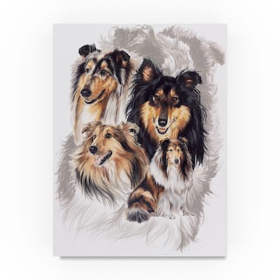 Barbara Keith 'Collie' Canvas Art