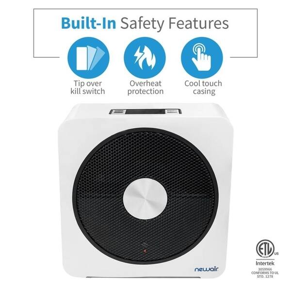 NewAir Ceramic Portable Space Heater u0026 Remote Control - White - Bed Bath u0026  Beyond - 18967582